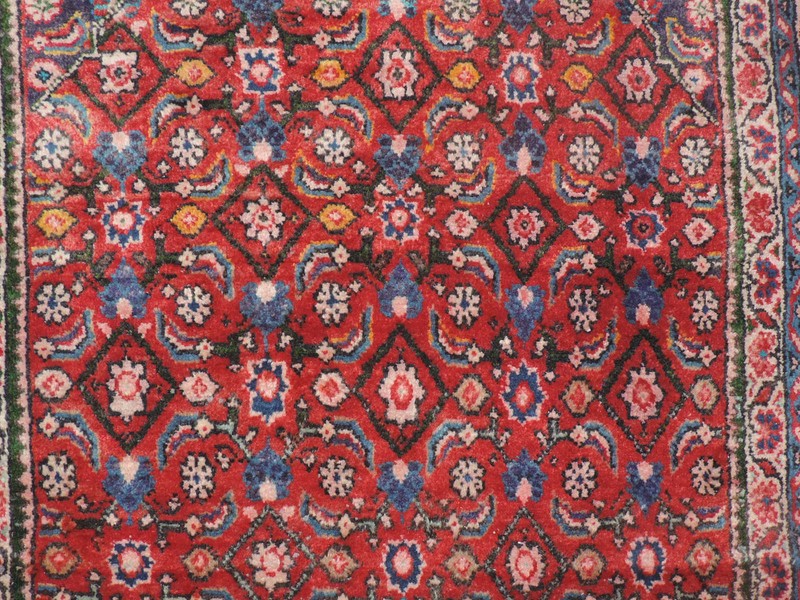 3x10ft. Handmade Mahal Wool Runner gallery