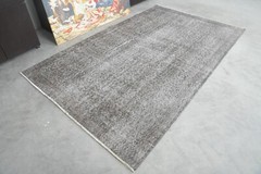 small turkish rug, hand-knotted carpet vintage rug, oushak area rug 5 x 8 ft 326