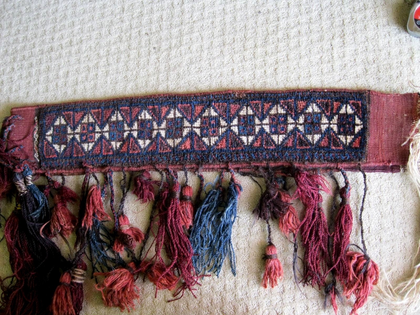 ANTIQUE PRE 1890-1900 BLUCH YOU MUST SEE +++++++++++ TRIBAL ALL WOOL gallery
