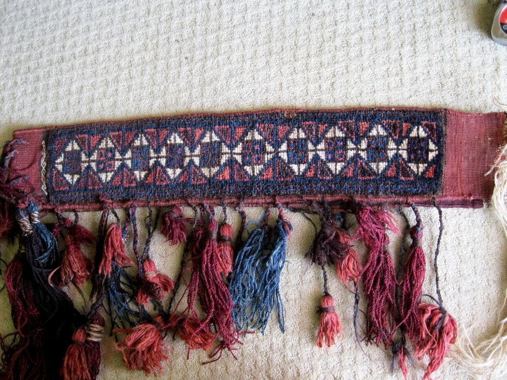 ANTIQUE PRE 1890-1900 BLUCH YOU MUST SEE +++++++++++ TRIBAL ALL WOOL