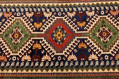 10 FT. ANTIQUE TRADITIONAL ANATOLIAN RUG kazak ORIENTAL HALL RUNNER 2’8″ x 10′