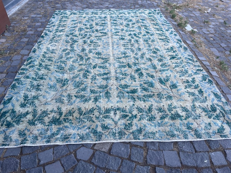 Turkish Vintage Rug, Handmade Wool Rug, Bohemian Large Rug, 6,8 x 9,8 ft gallery