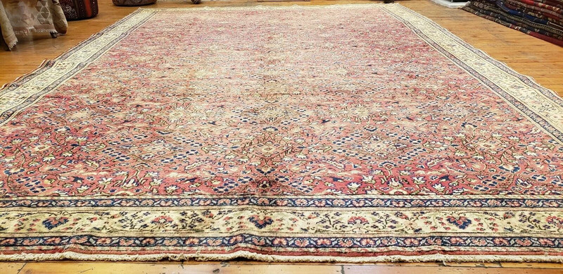 8x11ft Living Room Rug from Turkey 8x11ft Handknotted Turkish Hereke Red Carpet gallery