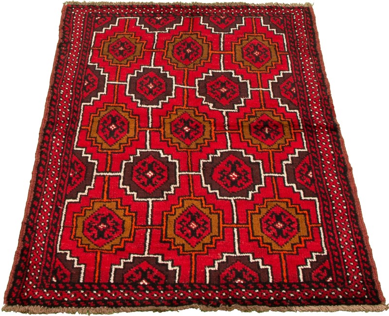 Vintage Hand-Knotted Area Rug 3'6" x 5'5" Traditional Wool Carpet gallery