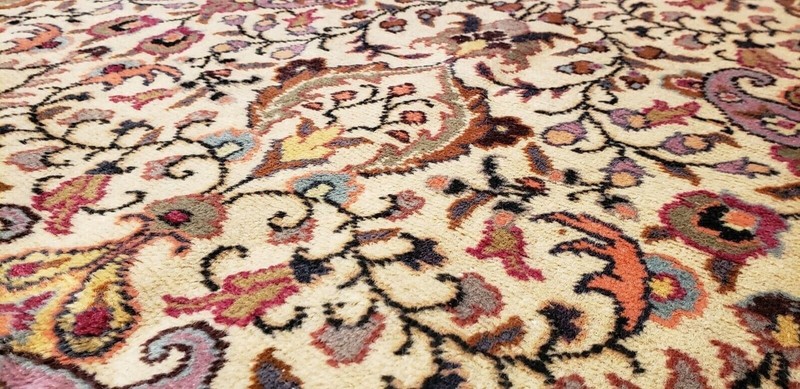 Exquisite 1900-1939's Antique,Muted Colors Legendary Hereke Rug 7x10ft gallery