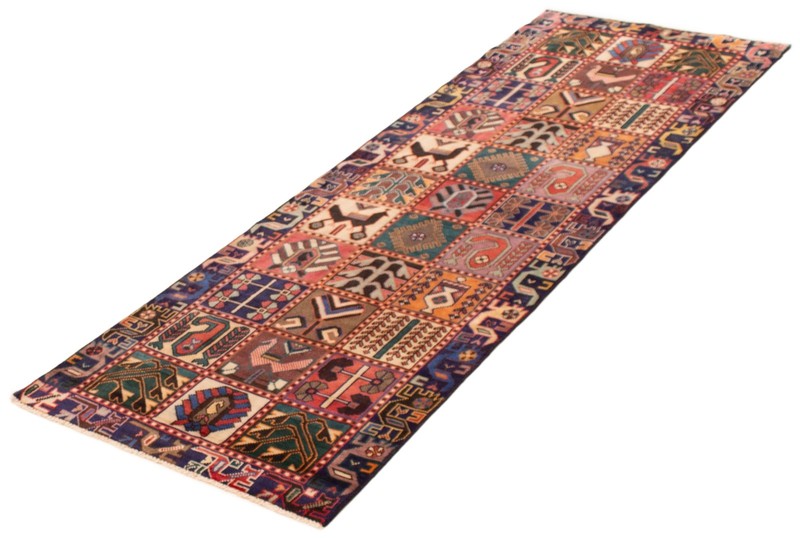 3'4" x 9'8" Vintage Hand-knotted Runner Rug Traditional Oriental Wool Carpet gallery
