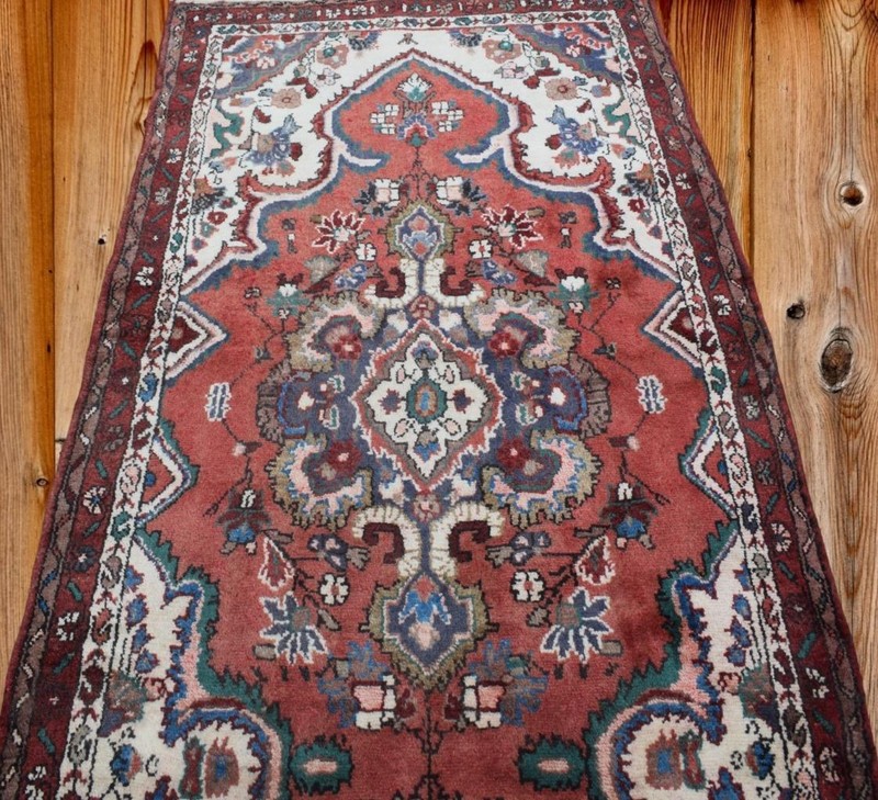 3'6 x 10'2 Semi Antique Hand Knotted Wool Runner Oriental Carpet Area Rug 4 x 10 gallery