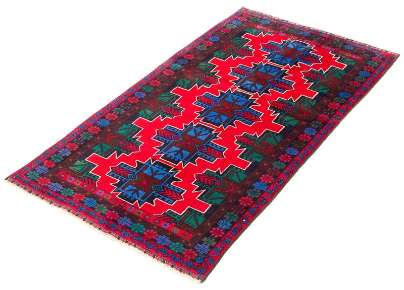 Vintage 3'5" x 6'7" Traditional Hand Knotted Vegetable Dye Wool Area Rug gallery
