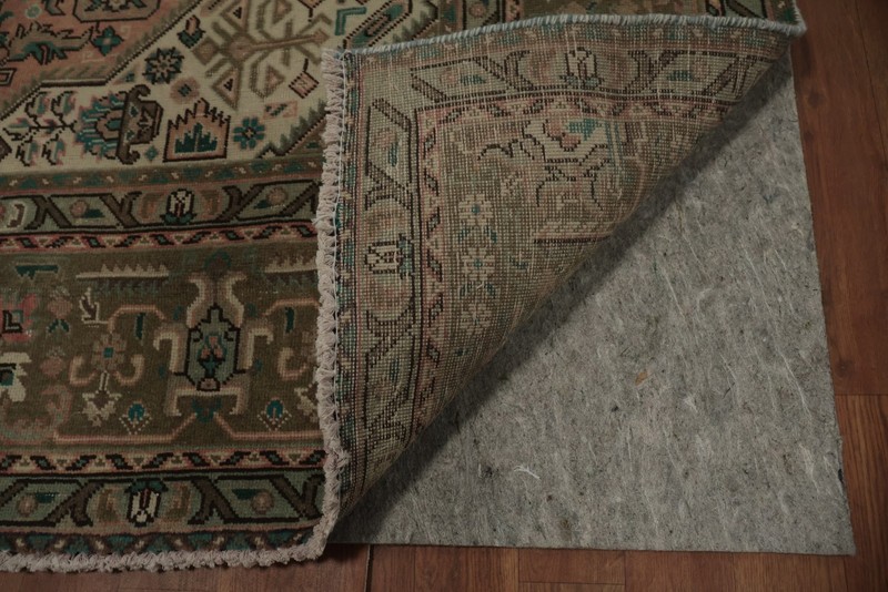 Elegant Pink Antique-Style Rug in Subtle Earthy Tones handmade Room Size Rug 6x9 gallery