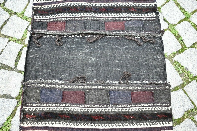 Antique Saddlebag Rug 23'' x 54'' Collector Item Tribal Completely Saddlebag Rug gallery