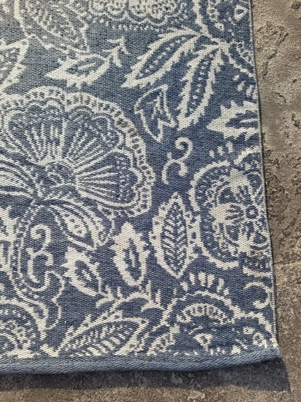 Vintage Handmade Couristan Nirvana Topiary Greystone Rug Carpet 7.1x4.9 ft gallery