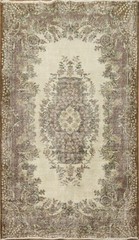 Luxurious Distressed Floral Anatolian Turkish Rug 4×7 Ft Handmade Wool Carpet