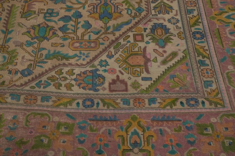 Vintage Geometric Traditional Hand-made Living Room Area Rug Wool Carpet 9x13 gallery