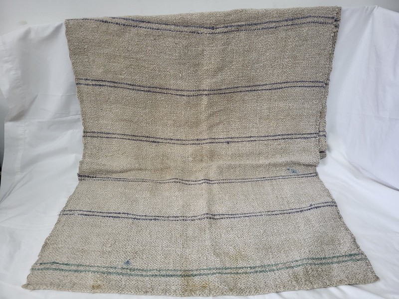 Vintage Fabric Homespun Handmade Old Made in Ukraine Floor Runner 170 x 68 cm gallery
