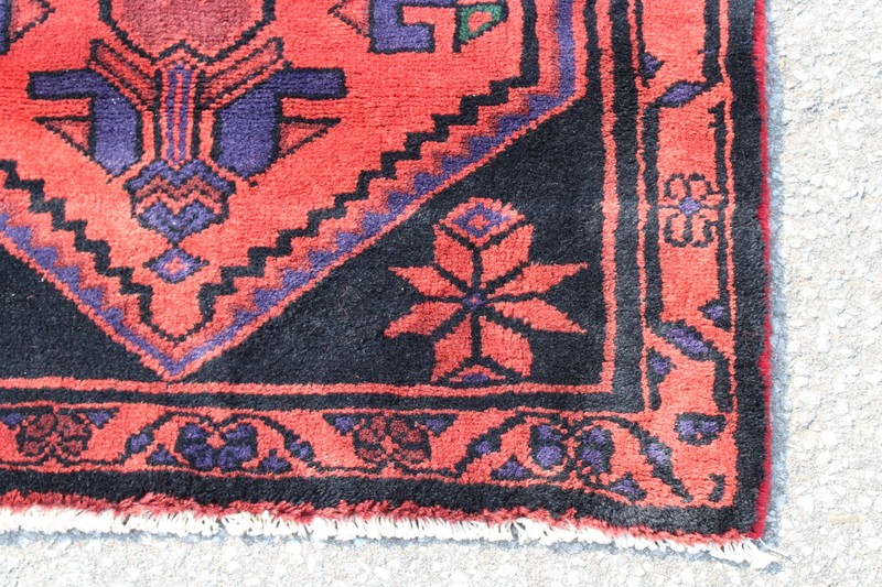 Tribal Vintage Colorful Afghan 2' 10" x 6' 12" Pink Handmade Area Rug gallery