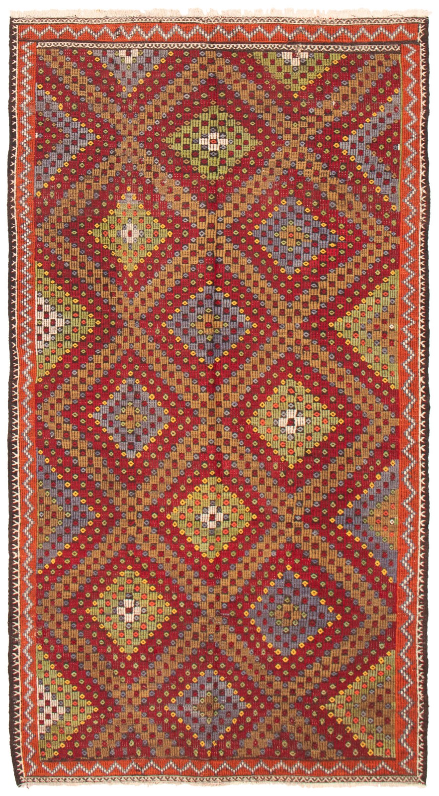 Vintage 5'11" x 10'9" Traditional Wool Hand Woven Oriental Area Rug gallery