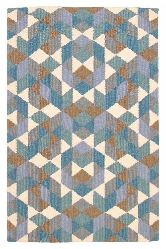 Vintage Hand Woven Area Rug 5'2" x 8'0" Traditional Wool Oriental Carpet