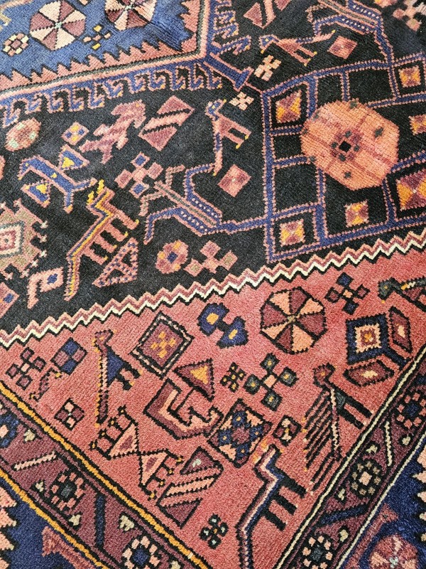 4.6x7 ANTIQUE KAZAK SHIRVAN VINTAGE TURKISH SERAPI HERIZ Hand Knotted gallery