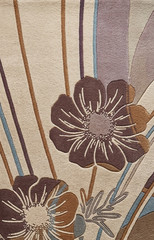 neutral tone rug artistic rug beige floral rug designer carpet living room rug