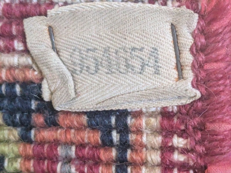 Antique Worn Imperial Karastan Wool Vintage Runner Rug Sarouk 1423 Small 2 x 4' gallery
