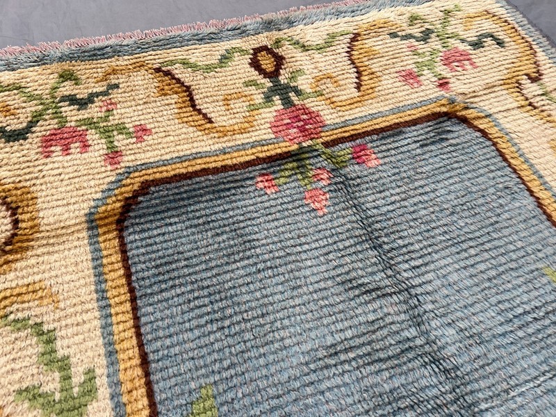 4'5x6'4 ft Vintage Moroccan Hand Knotted Wool Rug Floral Tribal Boho Bedroom Rug gallery