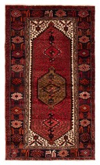 Vintage 3’8″ x 6’4″ Traditional Hand Knotted Vegetable Dye Wool Area Rug
