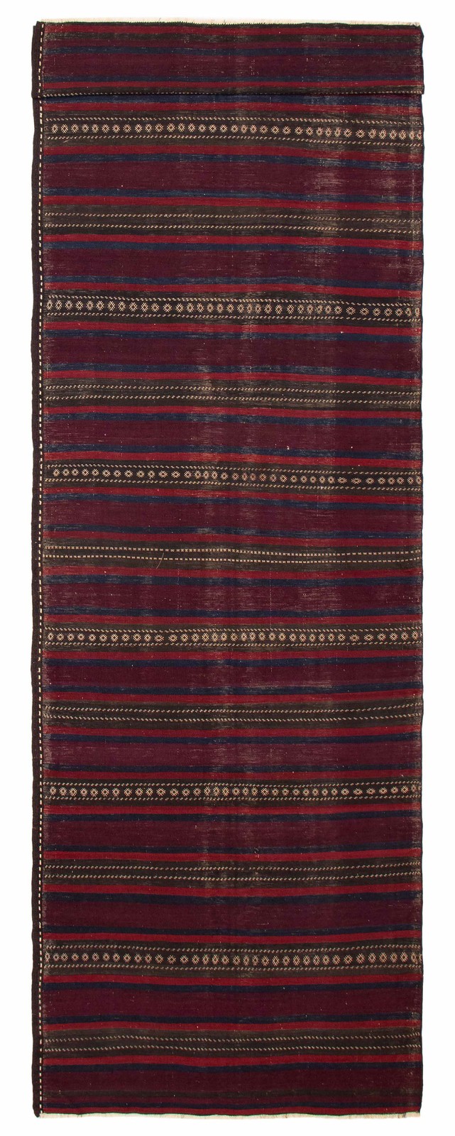 Vintage 4'8" x 14'5" Traditional Wool Hand Woven Oriental Area Rug gallery
