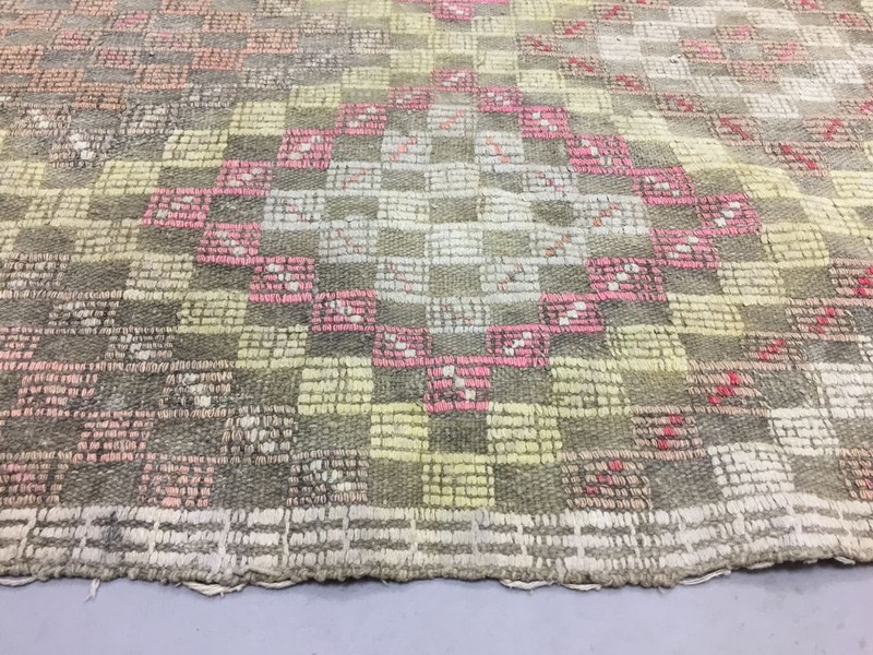 Antique Turkish Moroccan Kilim Rug shabby vintage old Kelim 288x162 cm Large gallery