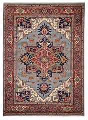 Vintage 8’11” x 12’2″ Traditional Hand Knotted Vegetable Dye Wool Area Rug