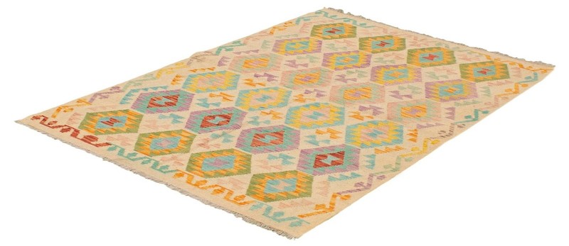 Vintage Hand Woven Area Rug 4'8" x 6'7" Traditional Wool Oriental Carpet gallery