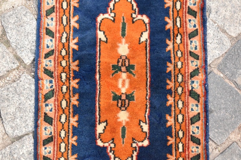 Vintage Small Rug 12'' x 22'' Fine Quality Pakistan Panel Carpet Wall Rug gallery