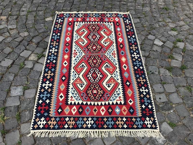 Handmade Rug Turkish Area Rug Vintage Rug Oushak Rug Antique Rug Bohemian Rug gallery