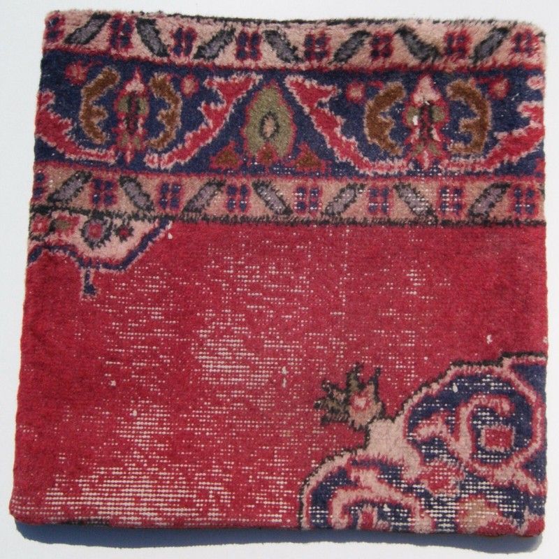 Set of 2 Anatolian Handmade Carpet Pillow Covers - Turkish Boho Decor, 20"x20" gallery