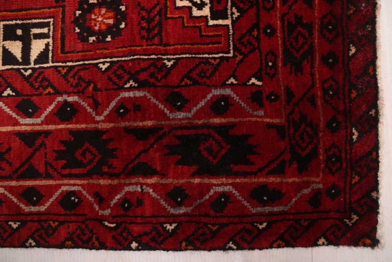 Vintage 2'11" x 6'11" Traditional Hand Knotted Vegetable Dye Wool Area Rug gallery