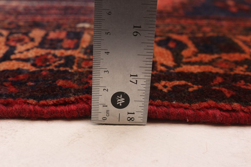 3'7" x 9'5" Vintage Hand-knotted Runner Rug Traditional Oriental Wool Carpet gallery