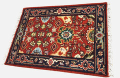 3’x2’1″ ANTIQUITY NEW HAND KNOTTED CAUCASIAN KAZAK SERAPE TRIBAL WOOL RUG