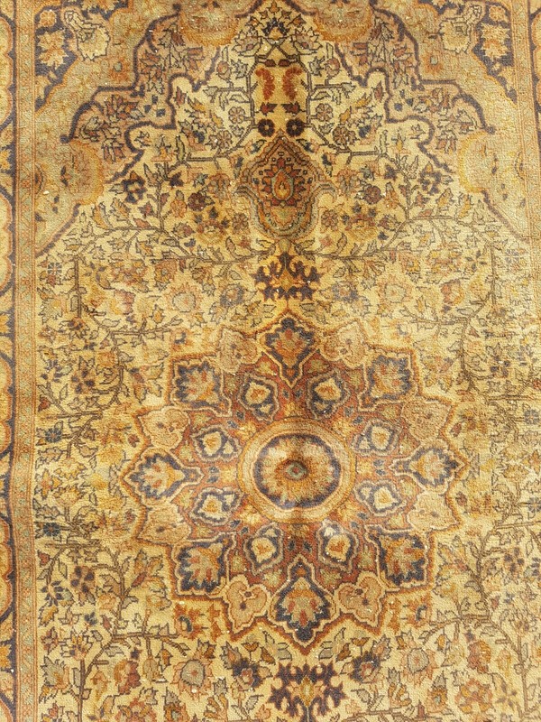 Vintage Hand Made Traditional Rug Oriental Wool Multicolor Carpet 165x95 cm gallery