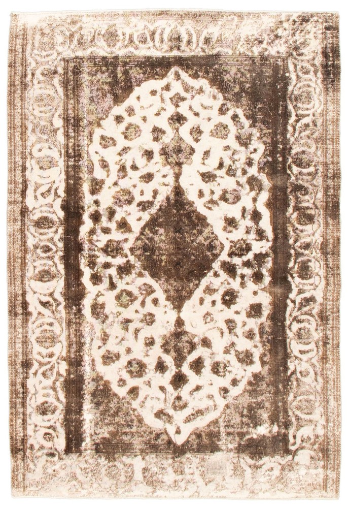 Traditional Vintage Hand-Knotted Oriental Carpet 4'8" x 7'0" Wool Area Rug