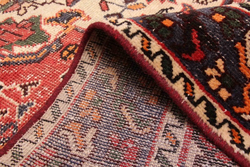 Vintage Hand-Knotted Area Rug 4'11" x 9'7" Traditional Oriental Wool Carpet gallery