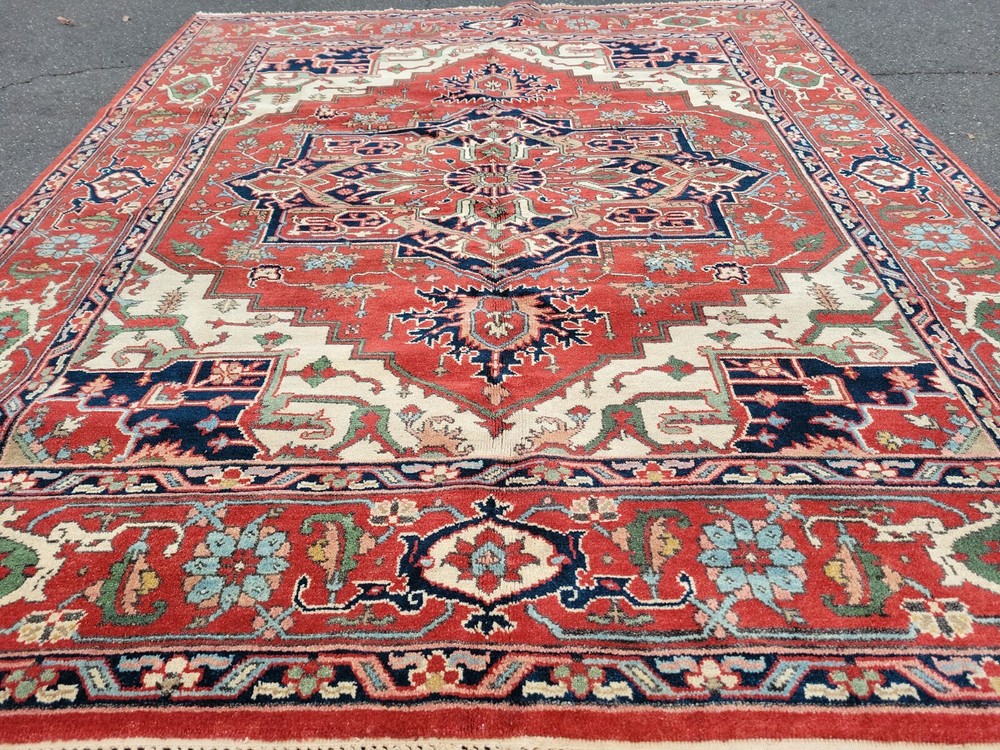 8 x 10 SUPER QUALITY INDO HERIZ SERAPI KAZAK HERIZ RUG TURKISH USHAK CAUCASIAN