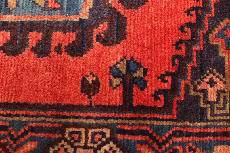 Vintage Hand-Knotted Area Rug 3'4" x 5'1" Traditional Oriental Wool Carpet gallery