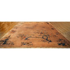 12X18 Antique Chinese Art Deco Wool Area Rug 1920