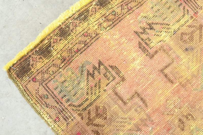 2x3 Turkish Door Mat Rug Hand-Knotted Mini Carpet Vintage Small Rug Boho,706 gallery