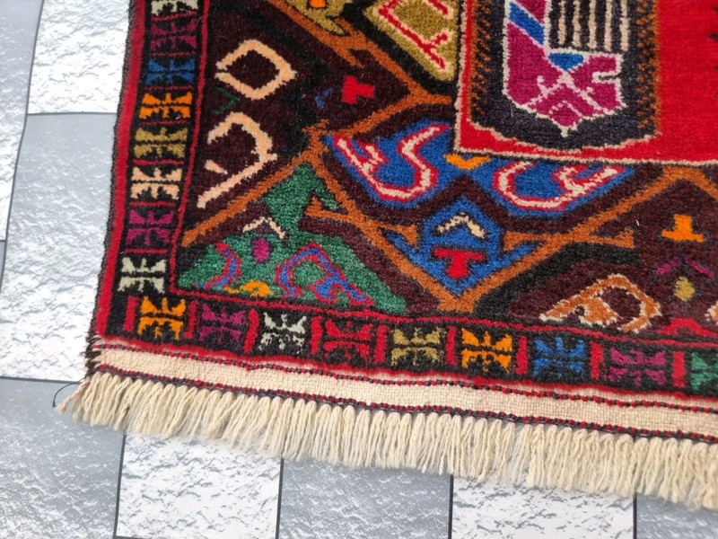 Afghan Han dmade Persian Style Rug Wall Hanging Musician Art Tribal Carpet gallery