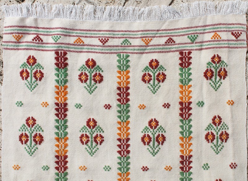 Turkish Kilim Rug 24''x37'' Hand Woven Konya Cicim Kilim 63x96cm gallery