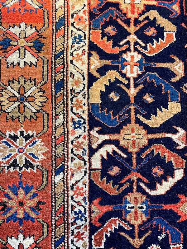 ANTIQUE Caucasian Rug from Dagestan c. 1890's Handwoven Vegetable Dyed Wool gallery