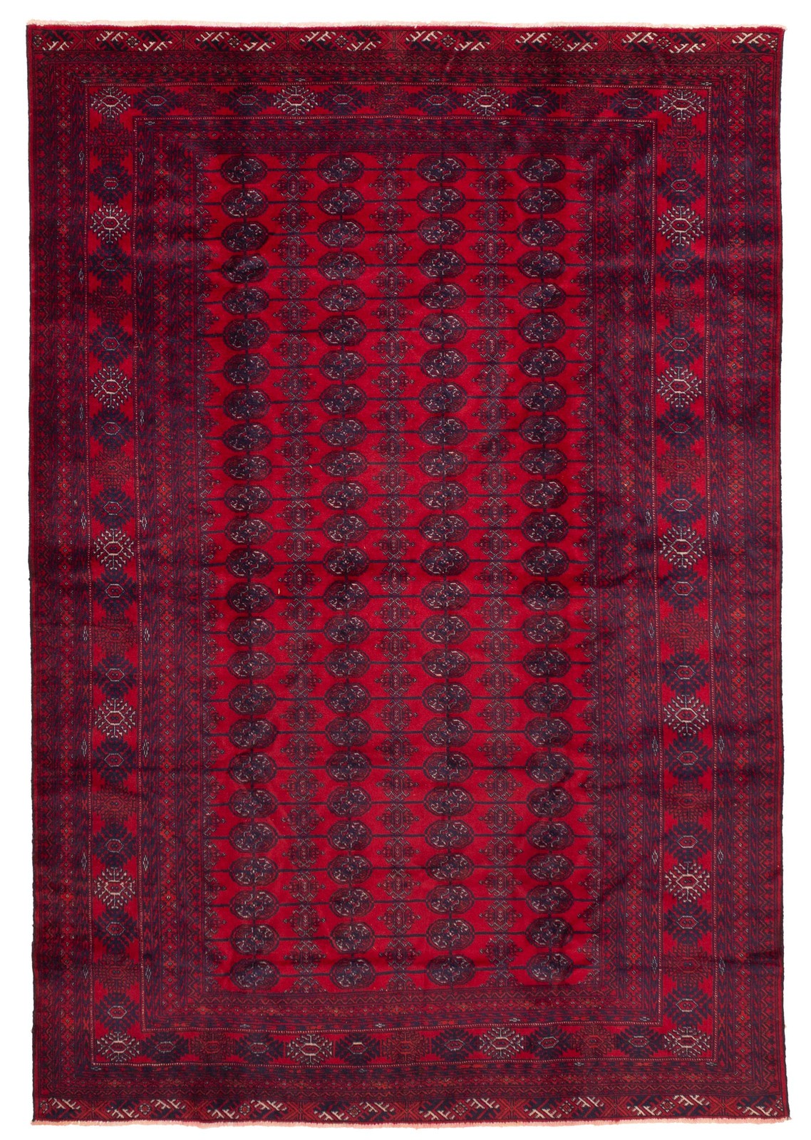 Vintage Traditional Hand-Knotted Area Rug 6'4" x 9'2" Oriental Wool Carpet gallery