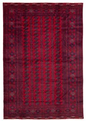 Vintage Traditional Hand-Knotted Area Rug 6’4″ x 9’2″ Oriental Wool Carpet