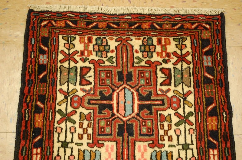 NATURAL WOOL Old Oriental Rugs,Hand Woven,knotted size Approximately2'4" × 6'10" gallery