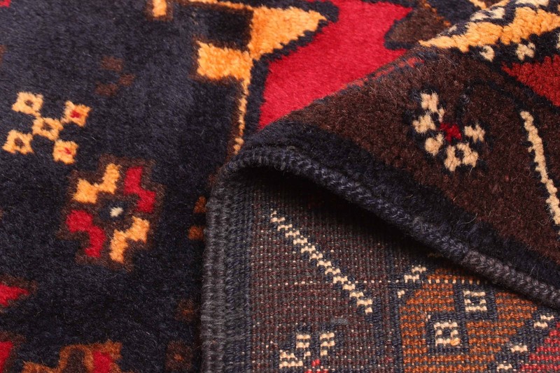 Vintage 3'11" x 6'9" Traditional Hand Knotted Vegetable Dye Wool Area Rug gallery